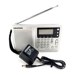 Grundig Yacht Boy YB 400PE Radio AM FM SW/MW/LW w/ Power Supply Tested & Works